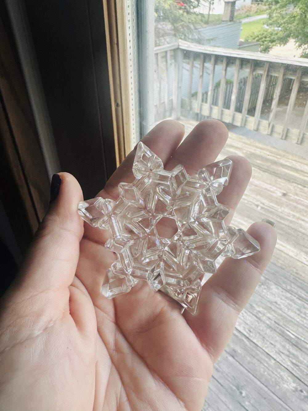 Waterford Marquis Crystal Snowflake Ornament